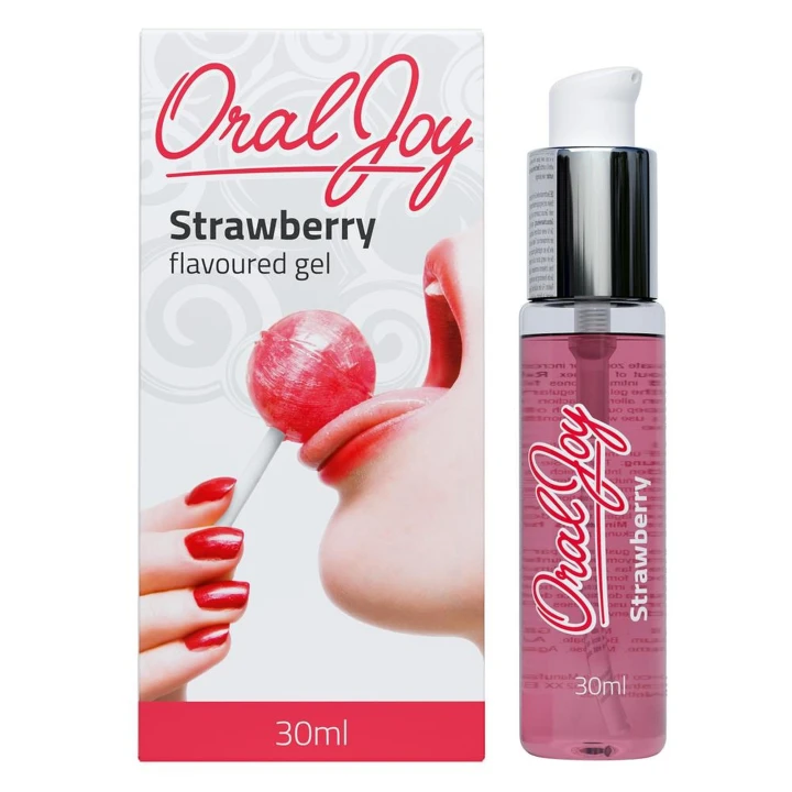 Żel poślizgowy Oral Joy Strawnberry, maślanowy zmysłowy aromat truskawki, 100 ml