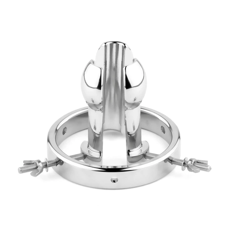 Metalowy rozpieracz analny Fetish Series — mechanizm regulacji, średnica 4/10 cm