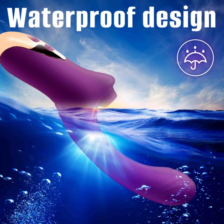 Wibrator G-Spot Suking, ssający łechtaczkę, 10 trybów wibracji i ssania, wodoodporny