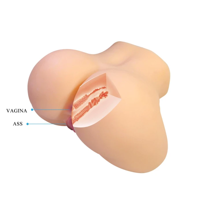 Masturbator analny i waginalny Crazy Bull Liora, realistyczny, wodoodporny, TPR