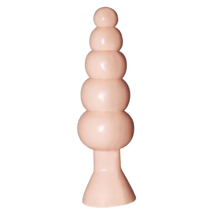 Dildo TOWER - PVC, długość 20 cm, średnica 2,2 - 5,5 cm, elastyczny materiał