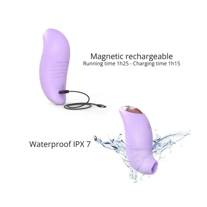 stymulator łechtaczki BELIEVER – Flapping, 5 trybów, wodoodporny IX7