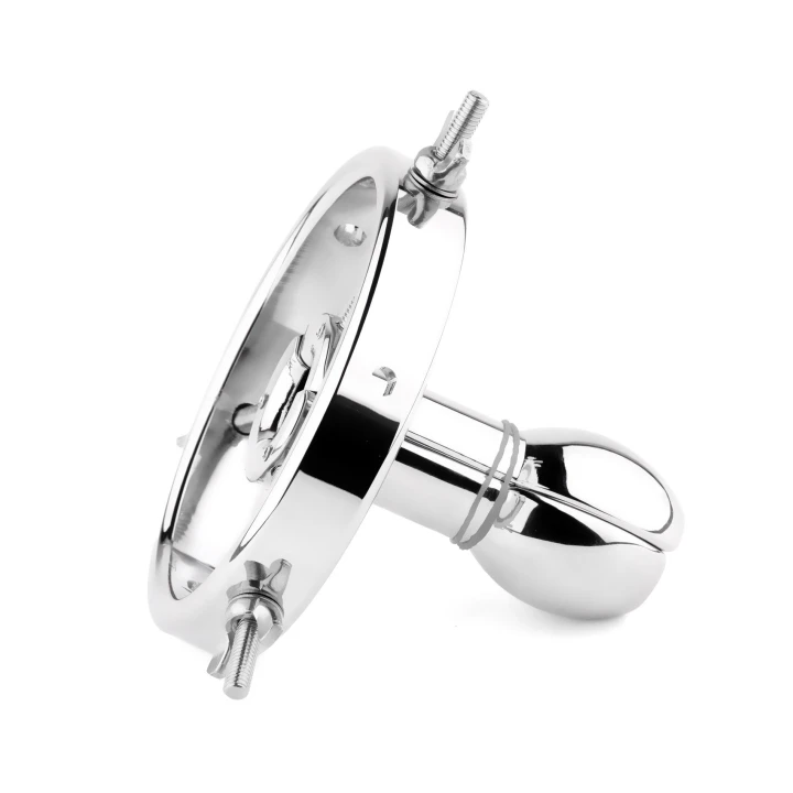 Metalowy rozpieracz analny Fetish Series — mechanizm regulacji, średnica 4/10 cm