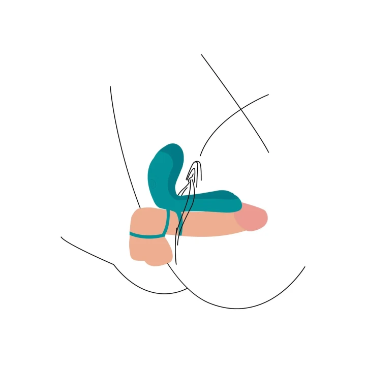 Pierścień wibracyjny dla par Xocoon, silikon, wodoodporny IPX7, pilotowany