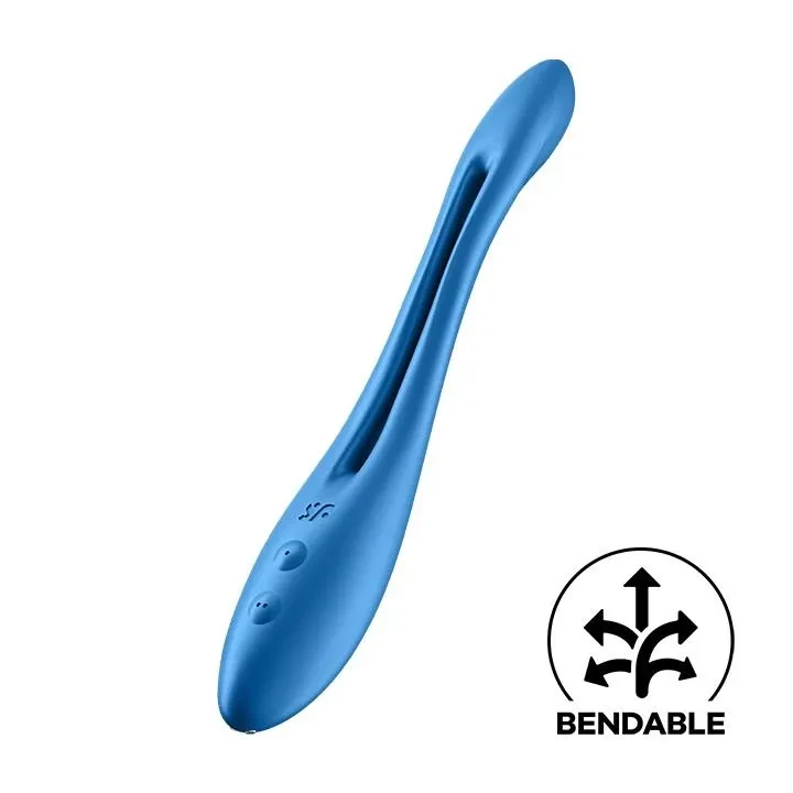 Wibrator wielofunkcyjny Satisfyer Elastic Game, silikonowy, 2 silniki, wodoodporny