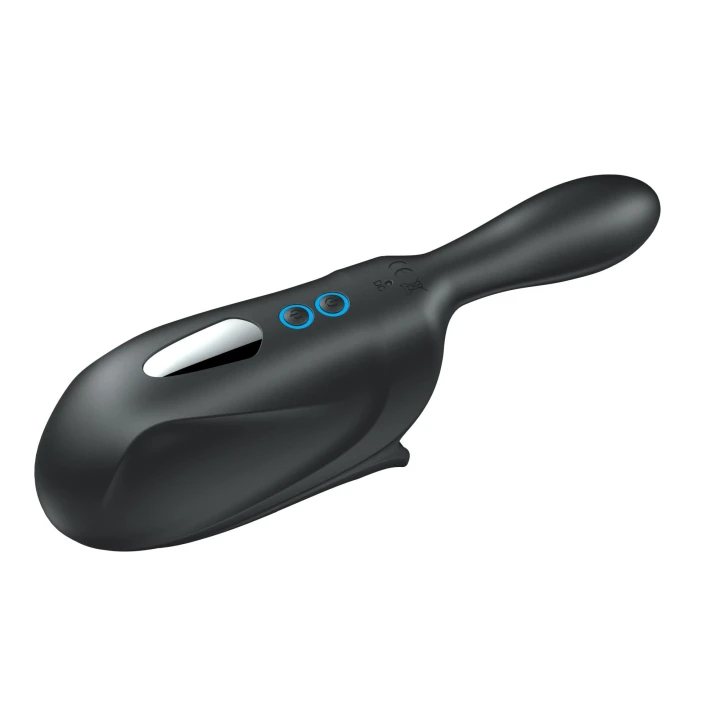 Masturbator męski regulowany, wibrujący, wodoodporny, materiał ABS/silikon