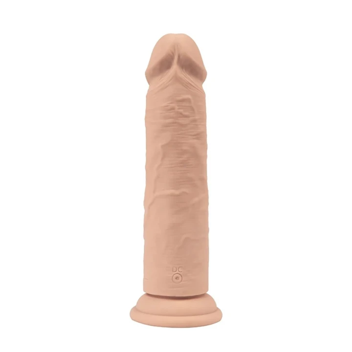 Dildo Demeter - 20cm, silikon ultra soft, 10 trybów wibracji