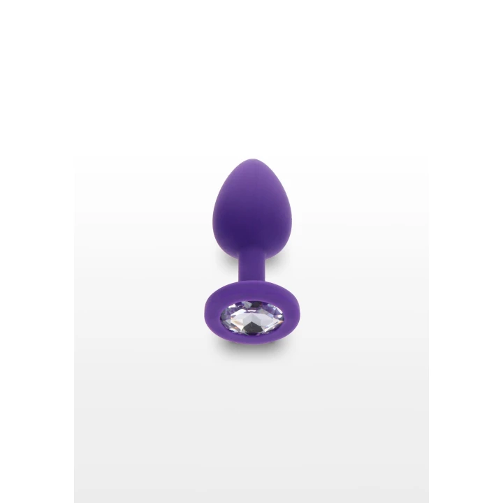 Plug analny TOYJOY Diamond Booty Jewel, silikonowy, średnica 2.5 cm, kryształ dekoracyjny