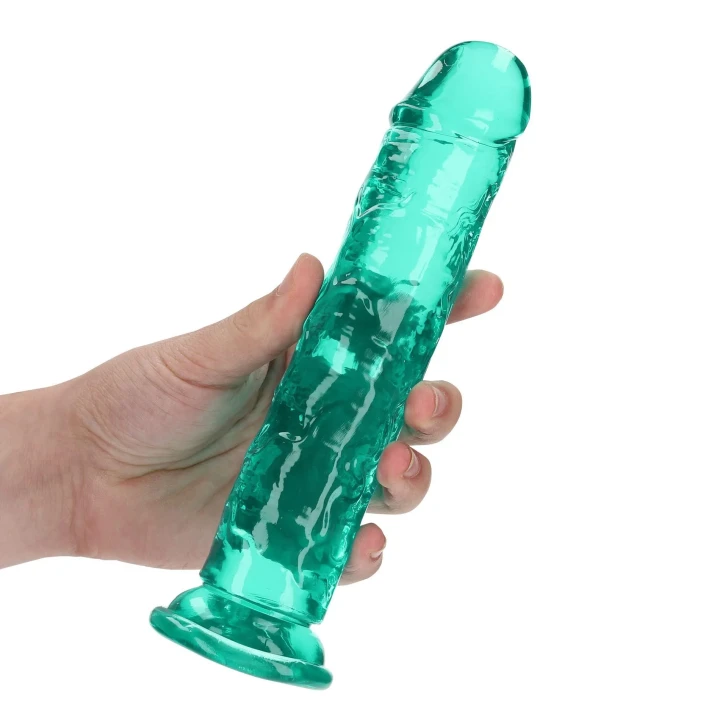Dildo REALROCK CRYSTAL CLEAR, realistyczne, 8
