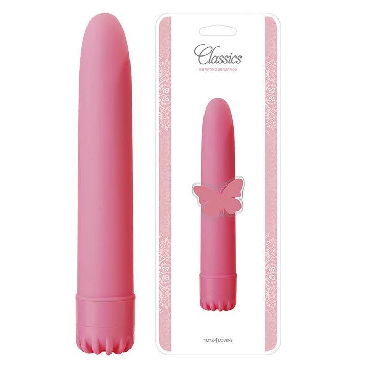 Wibrator - Toyz4lovers CLASSIC VIBE, ABS, 20 cm, wodoodporny, różowy, duży