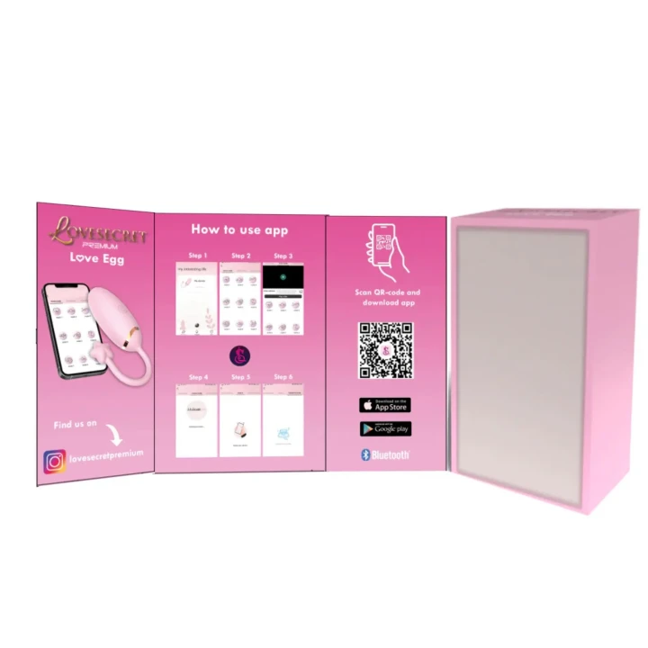 Wibrator dla par Lovesecret LS02 - 9 trybów wibracji, aplikacja, silikon klasy premium