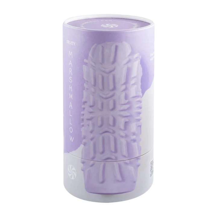 Masturbator TPE Marshmallow Maxi, dwi-stronna, wodoodporny, 14 cm