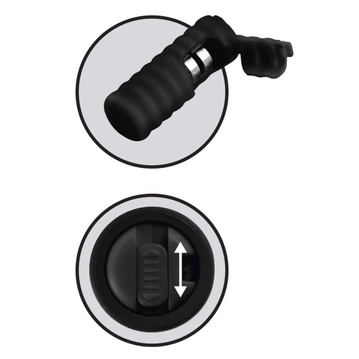 Stymulator sutków FFSLE, Silikonowy, Wibracyjny, 6 cm długości, Cichy