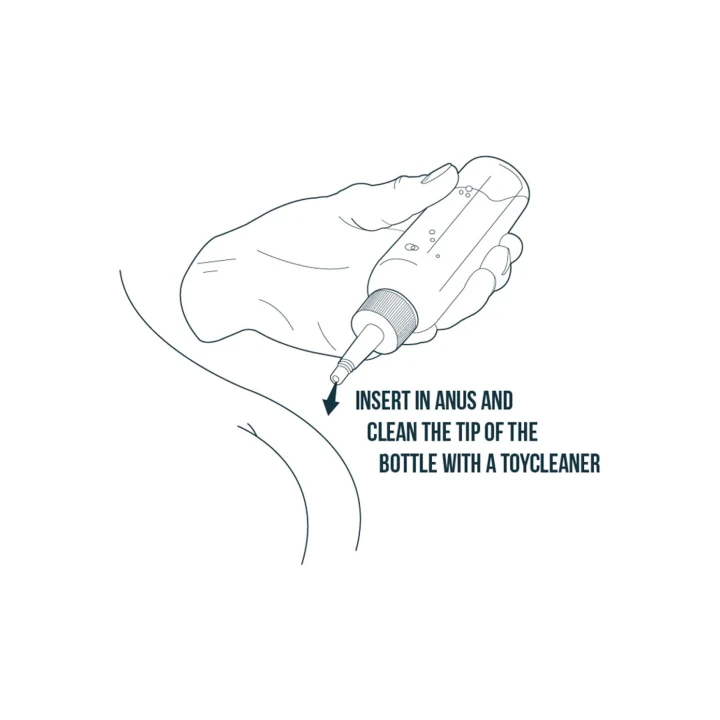 Lubrykant analny – Get In, 150 ml, na bazie wody, precyzyjna aplikacja, elastyczna butelka