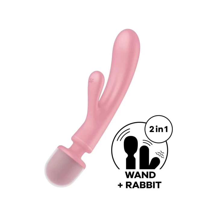Wibrator punktu G Satisfyer Triple Lover - 3 silniki, 24 tryby prędkości