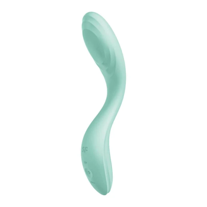 Wibrator G-Spot Satisfyer Rolling Pleasure, wodoodporny, 2 silniki, zielony 22 cm