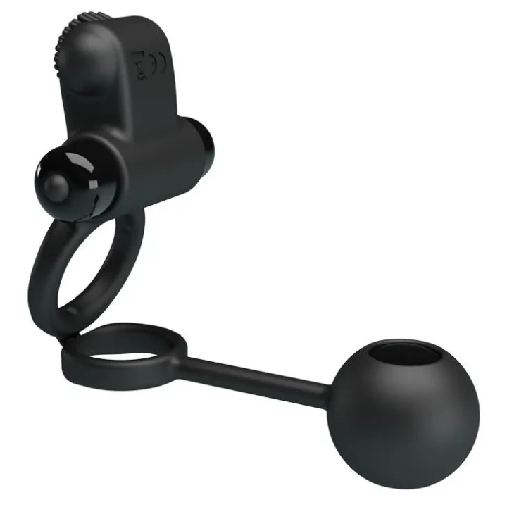 Nakładka na penisa - Pretty Love, Silikon ABS, 10 funkcji wibracji, wodoodporna