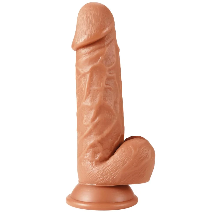 Dildo PVC INFERNO 21 cm, 4.5 cm, z Przyssawką - HIDDEN DESIRE
