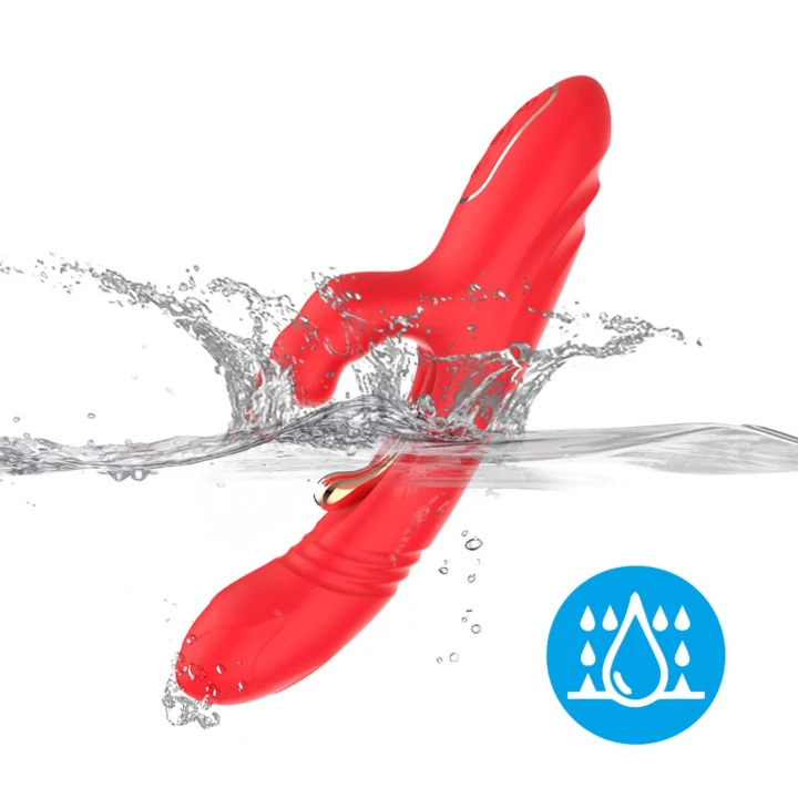 Wibrator króliczek, silikon medyczny, 9 trybów wibracji, wodoodporny 100%