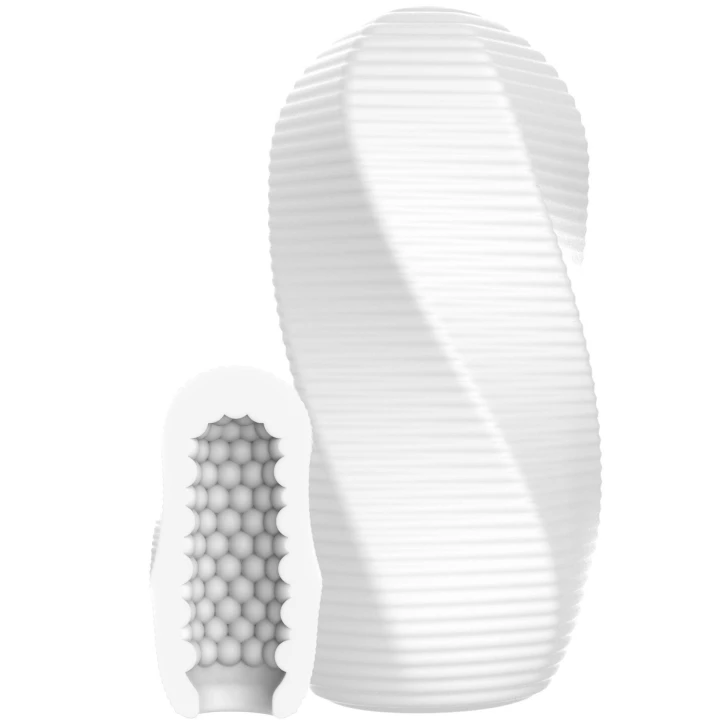 Masturbator średniej wielkości TOYJOY HERO, spirala, materiał TPE, ergonomiczną konstrukcję