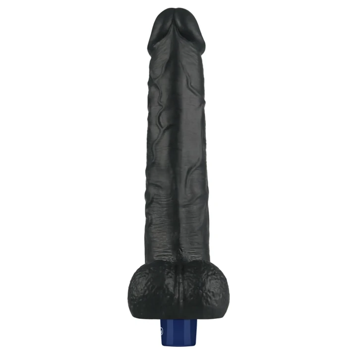 Dildo REAL SOFTEE 10,5'' Rechargeable, TPE, długość 27cm, średnica 5cm, czarny