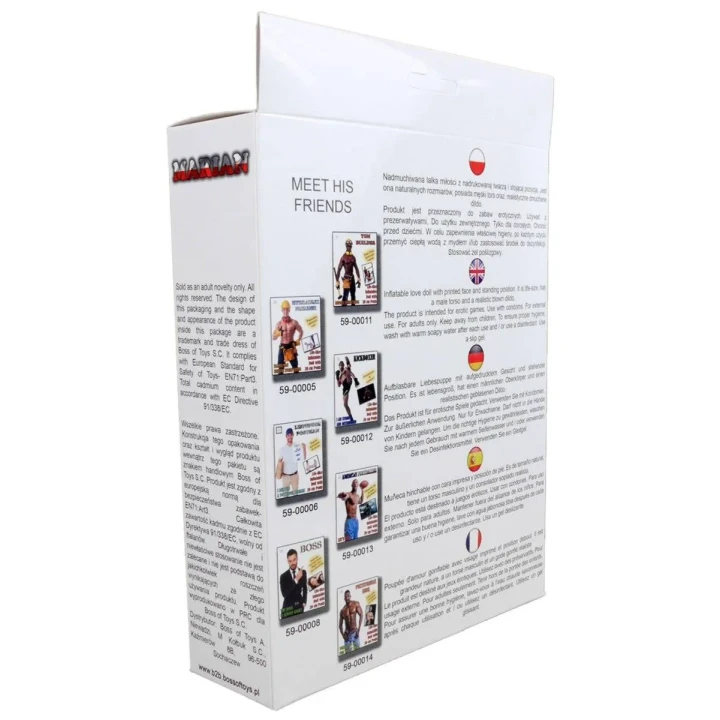 Lalka miłości Marian - Naturalnych rozmiarów, model męski, 160 cm wysoka