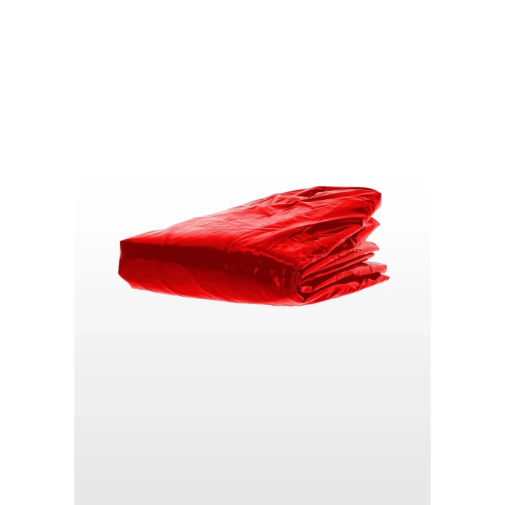 Prześcieradło wodoodporne TABOOM Wet Play, PVC, rozmiar King Size, czerwone