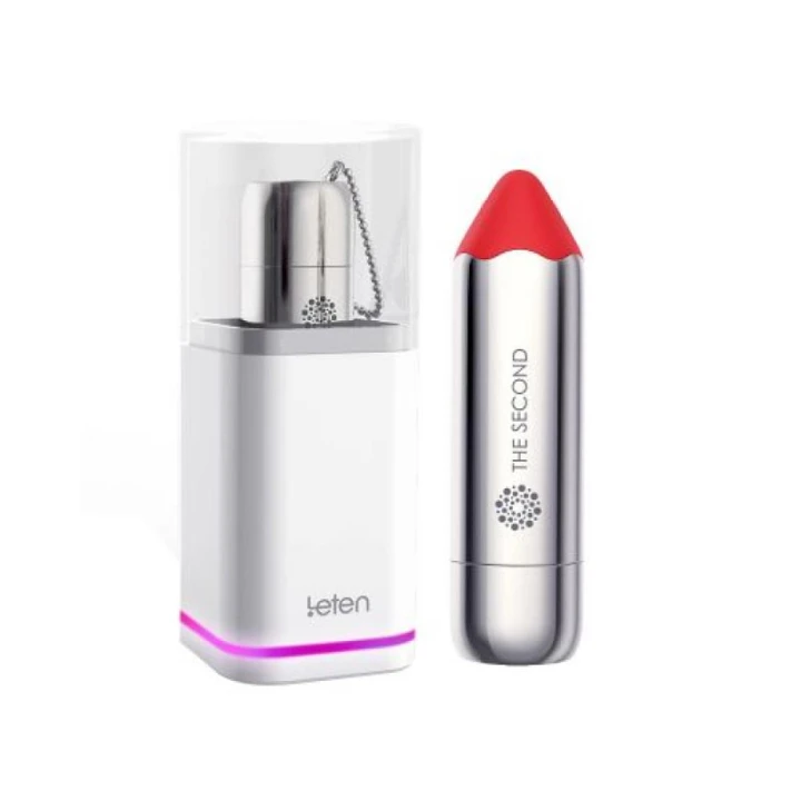 Stymulator łechtaczki Red Makeout, 10 prędkości, wodoodporny, USB