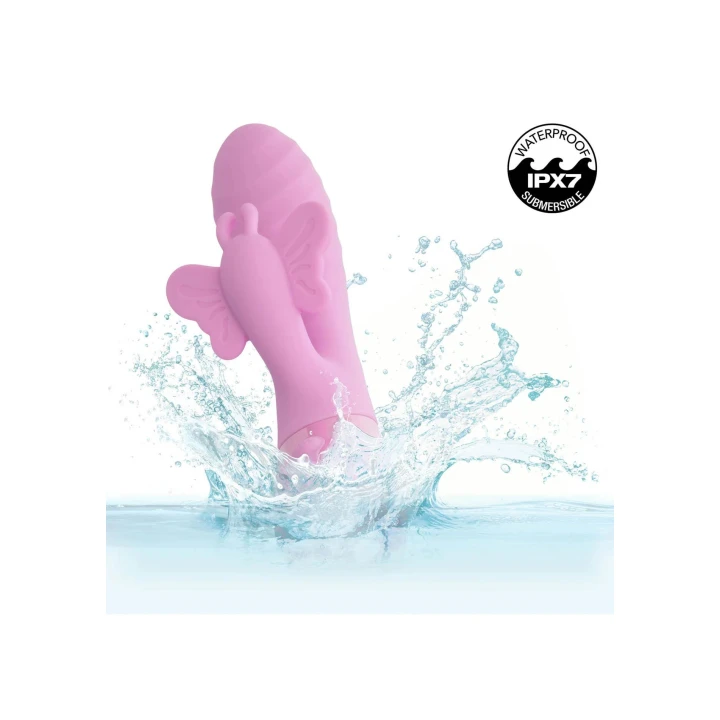 Masażer podwójny Aura Dual Flutter, 10 prędkości, silikonu, wodoodporny