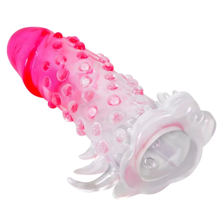 Dildo PRETTY LOVE Wilford, 13,5 cm, Żebrowany, Wodoodporny, TPR