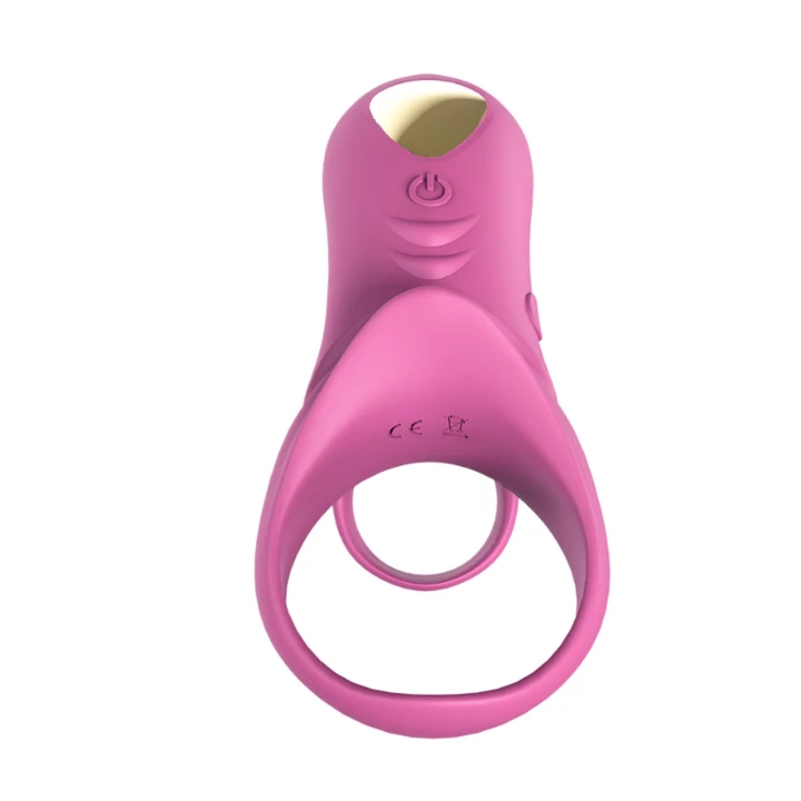 Pierścień wibracyjny Ranger wine red, wodoodporny, 9 trybów wibracji, z pilotem