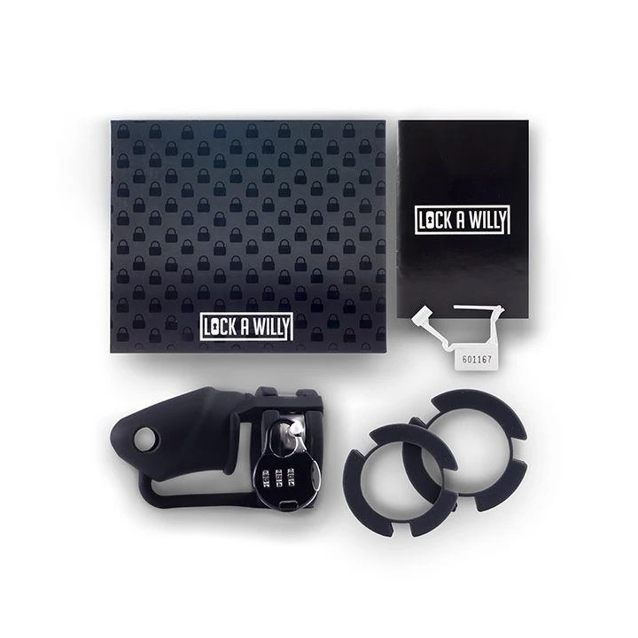 Pas cnoty Lock-a-Willy - elastyczny silikon, regulowany, 3 rozmiary do wyboru