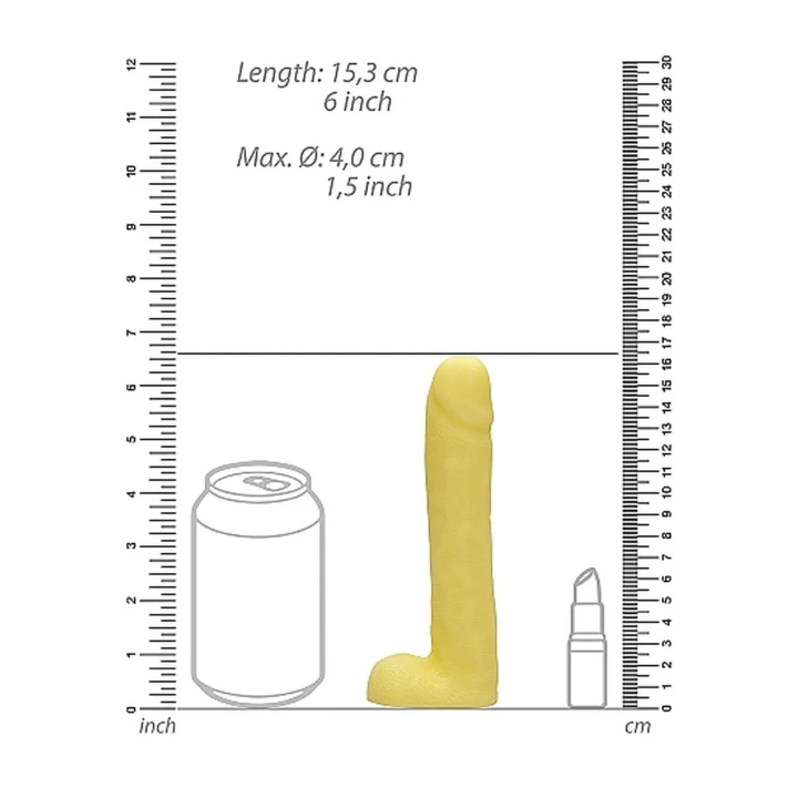 Mydło do ciała - Dicky Soap, zapach waniliowy, długość 18 cm, oryginalny kształt