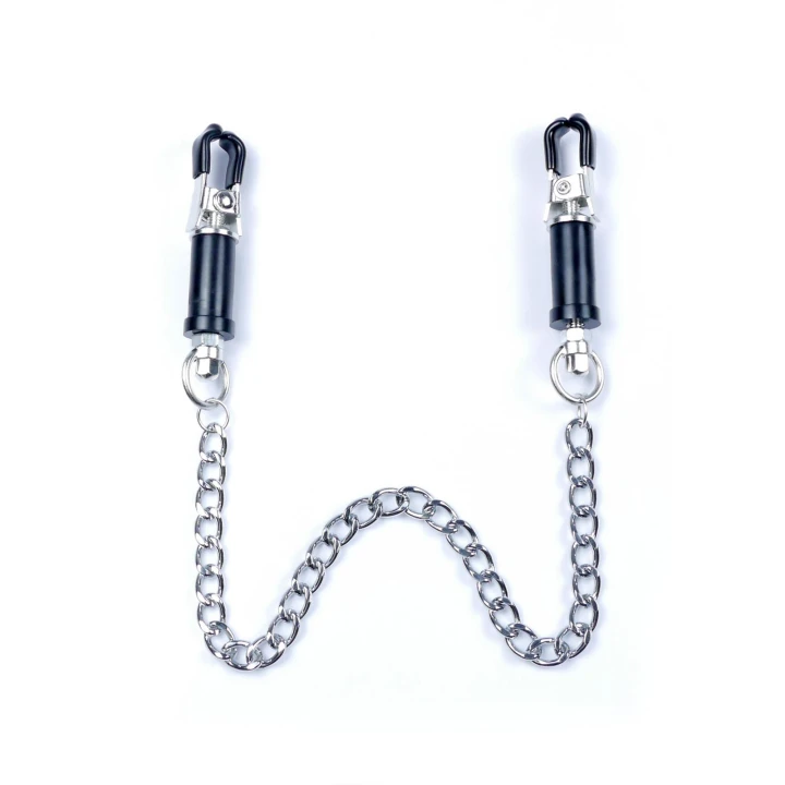 Zaciski na sutki - Stymulator No.12 - regulowany docisk, metal, antyalergiczny