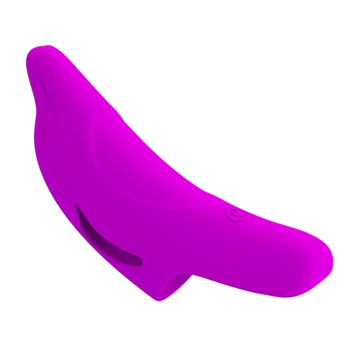 Wibrator palcowy Pretty Love Delphini, silikonowy, 10 funkcji wibracji