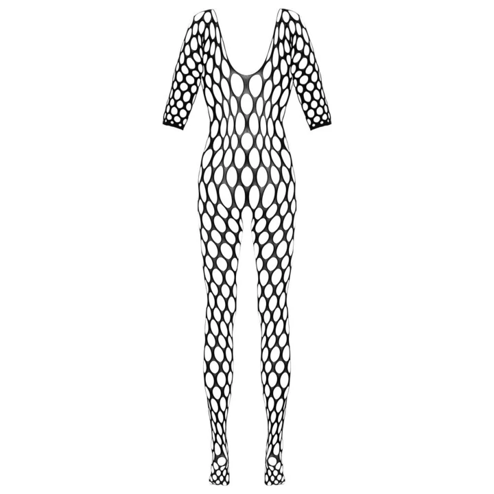 Kombinezon FANTASY COTTELLI LINGERIE z otwartym krokiem, długie rękawy, bezszwowy materiał