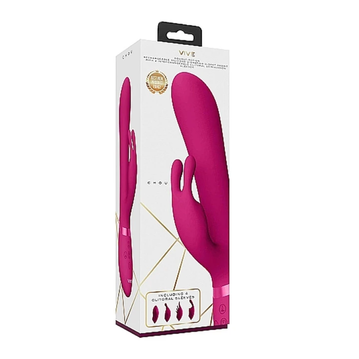 Wibrator do stymulacji łechtaczki CHOU - 10 funkcji, 2 silniki, wodoodporny