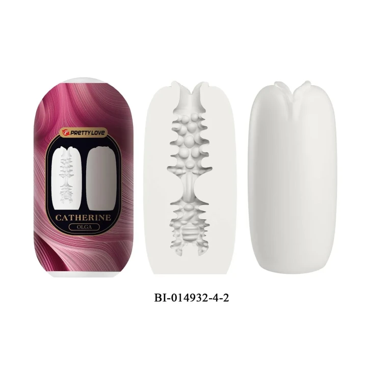 Rękaw masujący TPR ABS PRETTY LOVE - Catherine OLGA z 3 unikalnymi tunelami