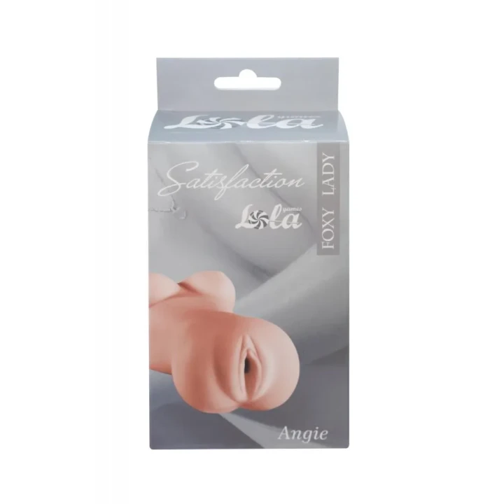 Masturbator TPE Fox Lady Angie, 11,5 cm długości, anatomiczna struktura wewnętrzna