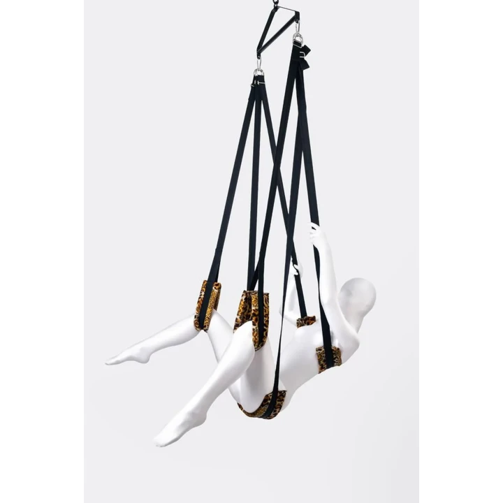 Huśtawka seksualna Anonymo, velur, regulowane pasy, wysoka nośność do 227 kg