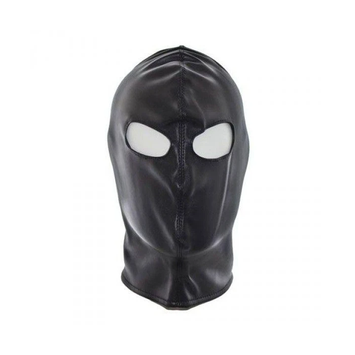 Maseczka niewoli na oczy, czarna skóra, wytrzymała i wygodna