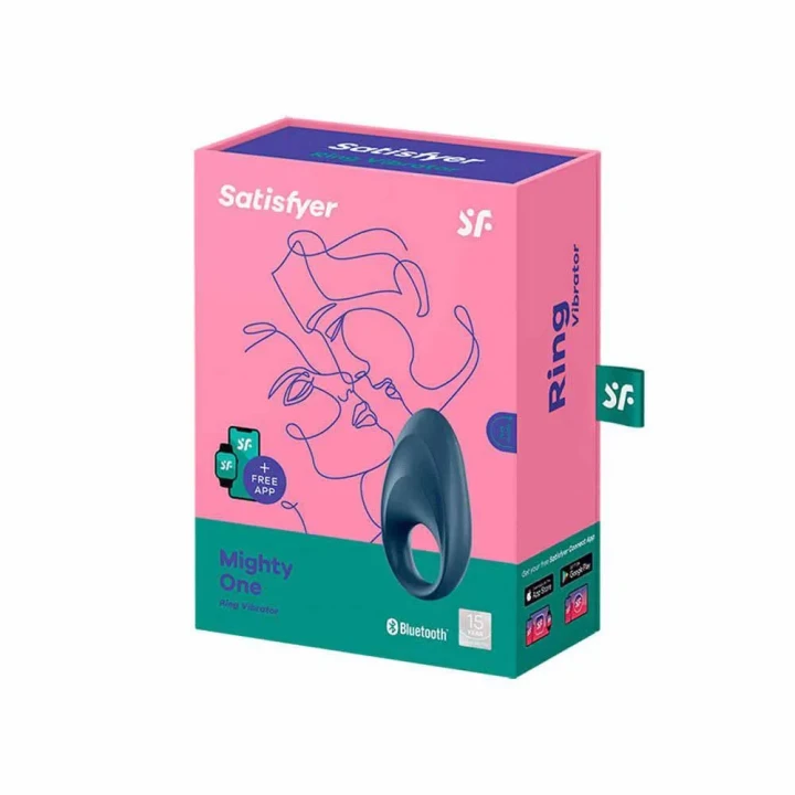 Pierścień na penisa Satisfyer Mighty One - wibracje, wodoodporny, silikonowy