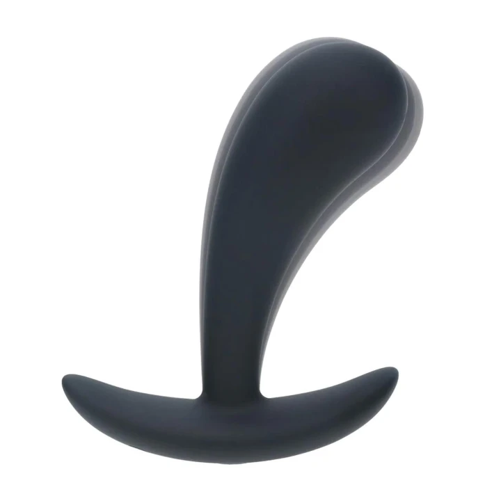 Wibrujący korek do stymulacji prostaty, silikonowy, ergonomiczny, ładowany, czarny 11cm