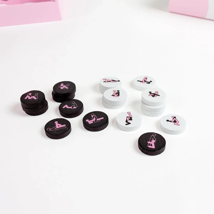 Gra strategiczna Play4Sex - 42 żetony Kamasutra, plansza składana, 8 języków