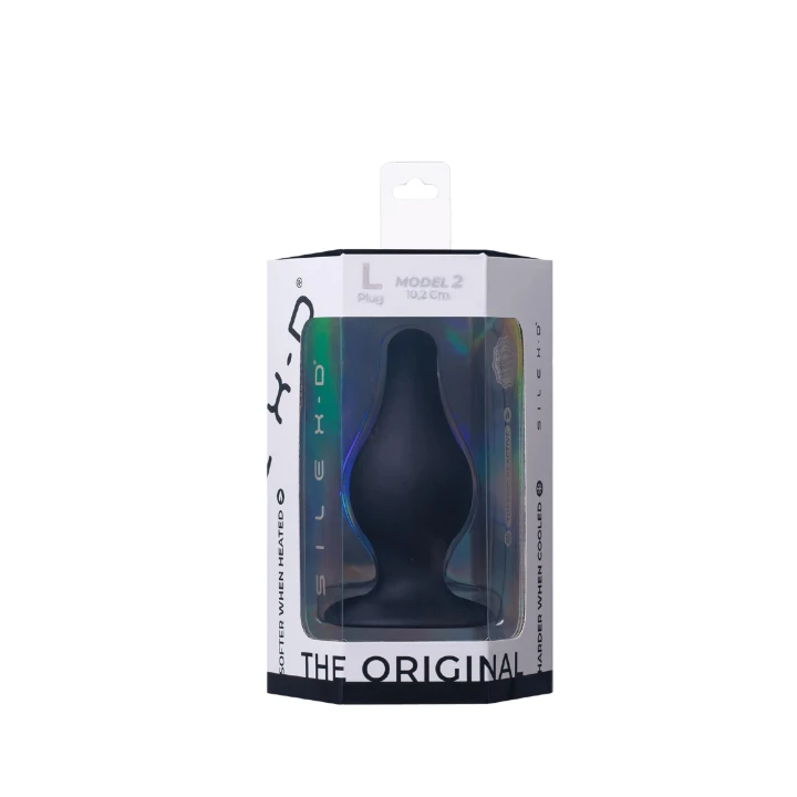 Wibrator SilexD Model 2 L - silikon, 10,2 cm wysokości, 4,5 cm średnicy