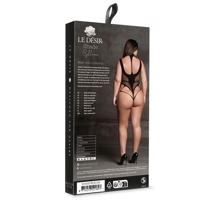 Body LE DESIRE Cyllene XLVIII – Plus Size, Modelujące Kształty, 92% Nylon