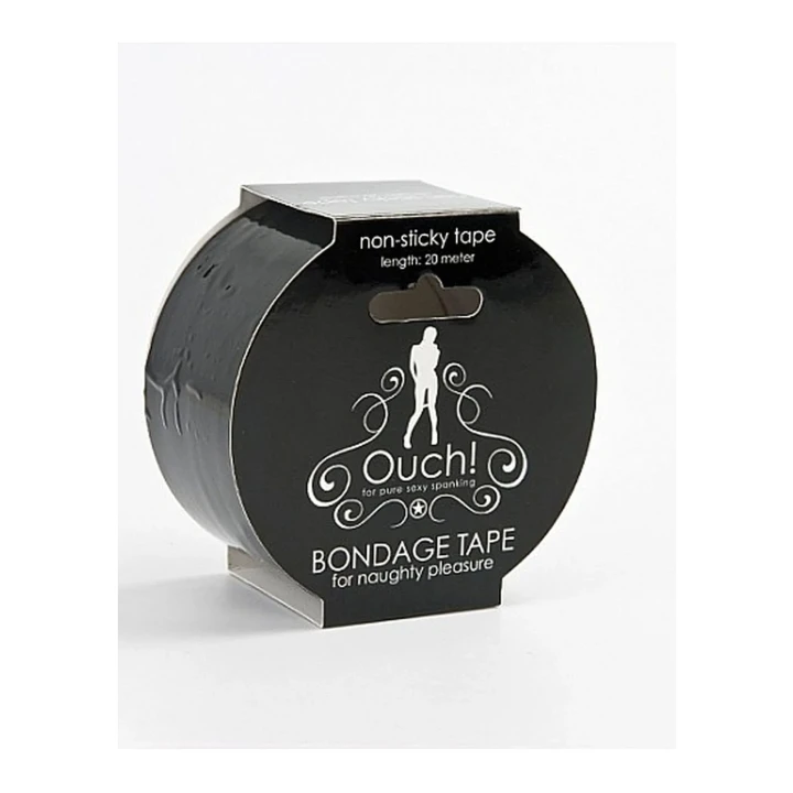 Taśma Bondage Ouch! - 20m, nieprzylepna, idealna dla początkujących i zaawansowanych