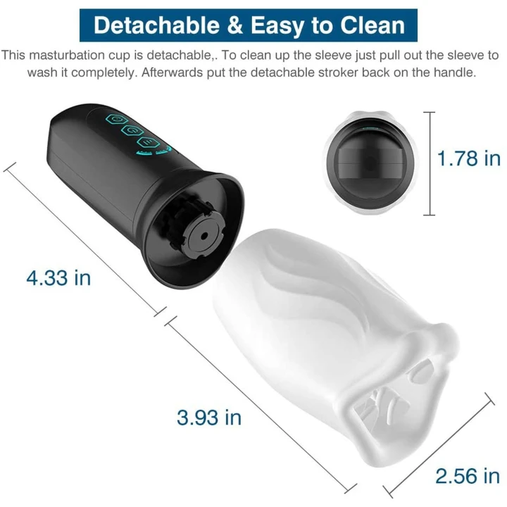 Masażer obrotowy do masturbacji - Automatyczny, wodoodporny, z różnych prędkości