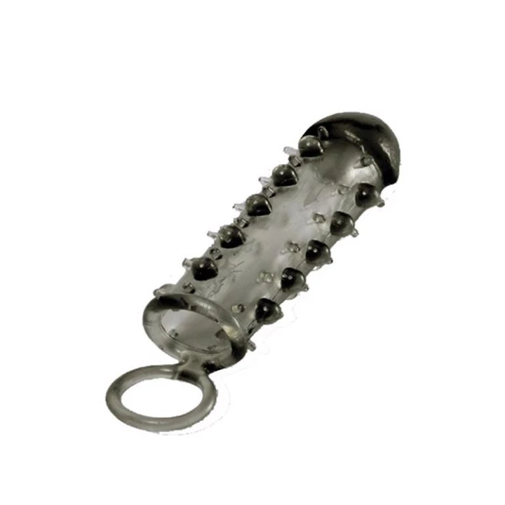 Nasadka na penisa Samurai, TPR, pierścień na jądra, wydłużenie 2,5 cm