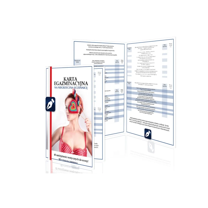 Karta egzaminacyjna, Grajmy Razem - 40 erotycznych umiejętności, A4, dla dorosłych